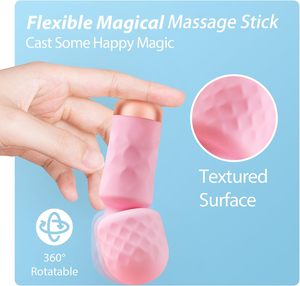 Colorful Medium ZC-20240508-16 Female Mini Wand <b>Vibrator</b> with Powerful Clitoral Stimulation and Massager - Product Image 2