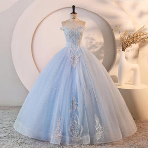 Vestidos de Quinceañera Azules, Vestido de Fiesta, Vestido de Graduación para Niñas de 15 Años, Personalizado, con Vestido de Fiesta para Quinceañera - Product Image 3