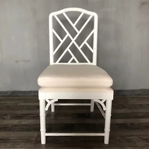 Современный стул из массива дерева для столовой и гостиной, Штабелируемый стул для свадебной вечеринки - Product Image 4