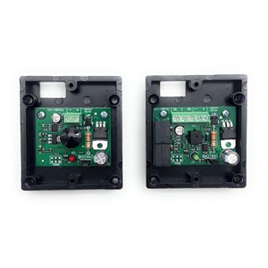 Photocellule infrarouge numérique double canal Energyx 27002 12/24V IP44, design minimaliste pour opérateurs de portes automatiques - Product Image 2