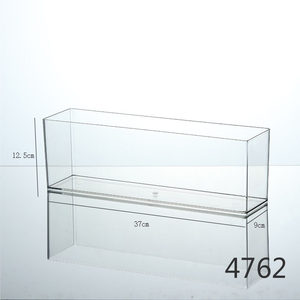 Aquarium de bureau pour poissons Betta, crevettes, tortues, pot écologique pour plantes vertes, en plastique transparent, étroit, haut, <span class=keywords><strong>rectangulaire</strong></span> - Product Image 2