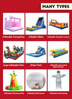 Jeu de fête pour enfants personnalisé en usine Offre Spéciale toboggans gonflables château gonflable d'arrière-cour videur plein d'entrain avec piscine