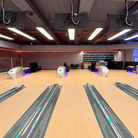 Équipement de salle de bowling à 2 pistes, machine professionnelle de placement de quilles