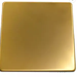 Top Quality Gold Finish Stainless Steel Sheet 201 302 304 316 Steel Plate