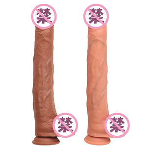 Pénis réaliste en silicone liquide extra-long, jouet sexuel pour stimulation clitoridienne, masturbateur féminin fabriqué en Malaisie, vente en gros. - Product Image 3