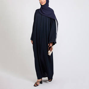 Vente chaude Moyen-Orient Dubaï Cardigan islamique modeste pour femmes Robes Abaya musulmanes avec hijab - Product Image 3
