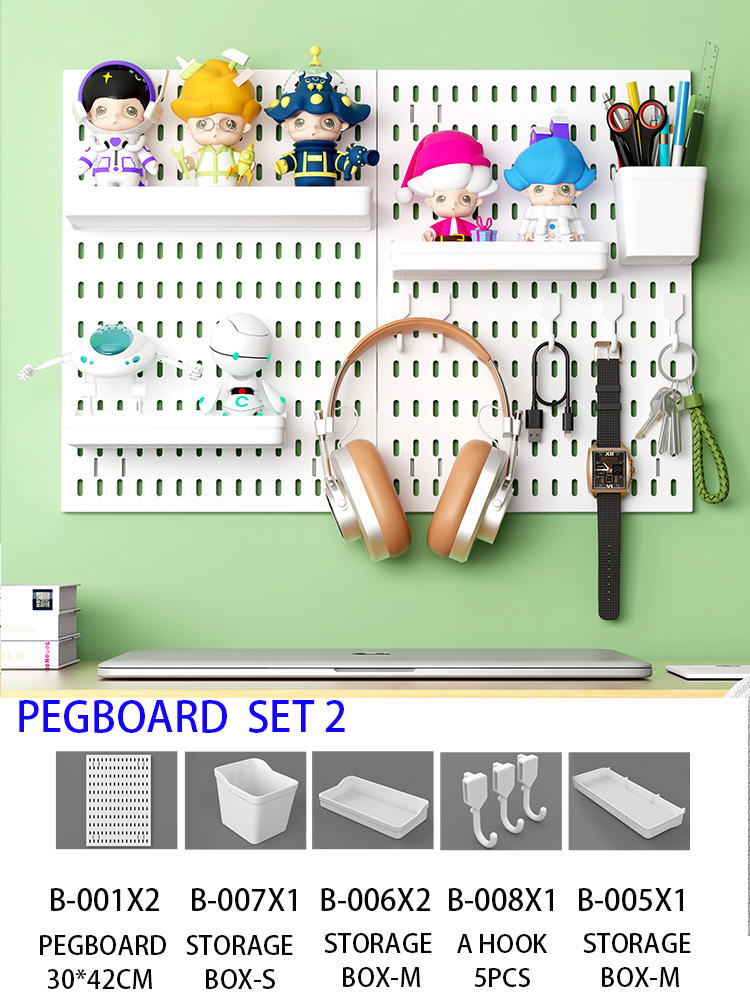 Pegboard set 2 Blanc
