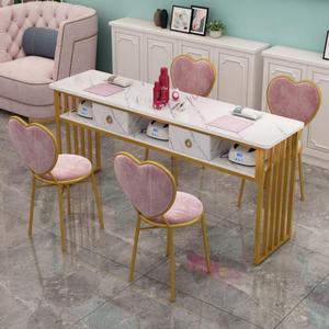 Zxm Factory Direct Nail Table Manicure Beauty <b>Salon</b> <b>Furniture</b> Wood Metal Dresser Surprising Price for Outdoor Workshop Mall Use - Product Image 6