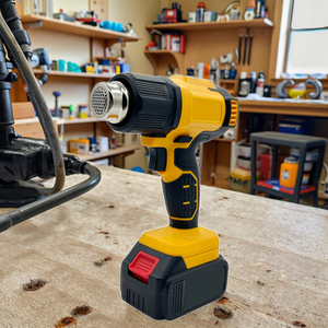 Pistolet à air chaud portatif rechargeable haute puissance NEOBRISKEN, mini-outil de collage de film rétractable à température contrôlée - Product Image 6