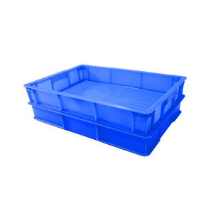 <b>Plastic</b> Shallow Rectangle Storage Bin 12B3A35A5304356 Turnover Box For Food <b>Container</b> Eco Friendly Industrial Use - Product Image 4