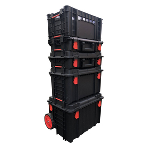 Heavy Duty 5 In1 <b>Rolling</b> Tool <b>Box</b> with Collapsible Handle Ip67 Modular Storage Trolley Low Price - Product Image 3