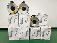 Carrete de Cable Portátil de 20m, 30m, 50m, Carrete de Cable de Extensión de 2, 3 y 4 Vías, Carrete de Cable Industrial