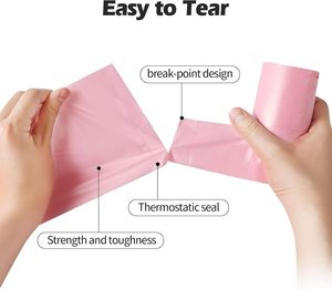 ถุงขยะย่อยสลายได้ทำจากแป้งข้าวโพด พกพาสะดวก หนา แข็งแรง สำหรับสำนักงาน ห้องครัว ห้องนอน ถังขยะ - ขนาดเล็ก - Product Image 5