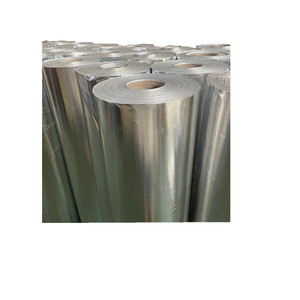 Meilleure Vente Tissu Mural/De Toiture en Fibre de Verre Réfléchissant la Chaleur, Sans Alcali, Tissé Sergé, Absorbant le Son et <span class=keywords><strong>Isolant</strong></span> Thermique, avec Surface en Aluminium - Product Image 1