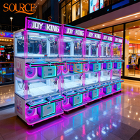 SOURE Machine de jeu d'arcade à grue à pinces premium pour 4 joueurs, à monnayeur, type maison de poupées, adaptée aux adultes et aux enfants