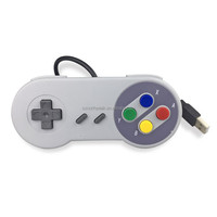 Consola con cable Controlador retro USB Mini Gaming Joystick Gamepad Manette para Nintendo SNES Game Pad