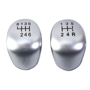 Couvercle de pommeau de levier de vitesse en alliage d'aluminium, 5 vitesses, 6 vitesses, pour Ford Fox, antirouille, noir et argent - Product Image 3