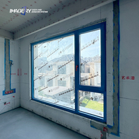 Ventanas Abatibles de Aluminio 6063-T5 con Aislamiento Térmico y Protección Contra el Viento para el Hogar, Listas para Enviar, Venta al Por Mayor de Fábrica