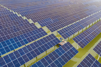 Système de montage au sol solaire, installation rapide, structure en aluminium pour applications solaires montées au sol