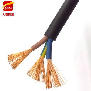 Câble d'alimentation <span class=keywords><strong>souple</strong></span> en caoutchouc isolé en cuivre EPDM CPE H07RN-F YCW YC Dagang 450/750V, 3 conducteurs, <span class=keywords><strong>2</strong></span>,<span class=keywords><strong>5</strong></span> 4 6 mm² - Product Image 1