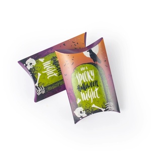 Customize 12*7.5cm Matte Printing <strong>Pillow</strong> Shaped <strong>Small</strong> Paper Box for Candy Sweetie Chocolate Packing - Product Image 5
