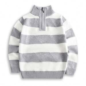 Camiseta Nueva para Niños 2022, Estilo Otoño Invierno, Suéter Grueso a Rayas para Bebés - Product Image 6