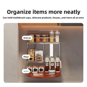 Estante <span class=keywords><strong>de</strong></span> Cocina para Especias <span class=keywords><strong>de</strong></span> <span class=keywords><strong>Acero</strong></span> <span class=keywords><strong>Inoxidable</strong></span> <span class=keywords><strong>de</strong></span> Tres Niveles, Estante <span class=keywords><strong>de</strong></span> Pared sin Taladrar para Almacenar Botellas <span class=keywords><strong>de</strong></span> Aceite, Sal, Salsa, Vinagre y Frascos - Product Image 6