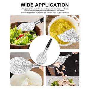 Cuchara de arroz al por mayor resistente al calor con mango de madera, espátula antiadherente para servir comida, ideal para restaurantes. - Product Image 4
