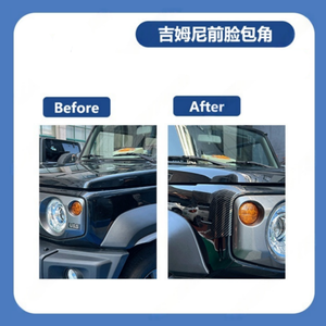 TELLIKA ABS Garde-coins avant 3-5 portes Accessoires extérieurs pour Suzuki <span class=keywords><strong>Jimny</strong></span> JB64 JB74 2019 Garniture <span class=keywords><strong>Jimny</strong></span> 2 pièces - Product Image 4