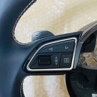 Volant en cuir de style sport pour Audi A6 C7 Q5 A4-Reboring et remplacement avec un nouveau modèle pour un look élégant
