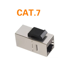 Conector Keystone RJ45 SETO Cat5e Cat6 Cat7, Acoplador en Línea de 180 Grados para Montaje en Panel de Pared, PC+Bronce Fosforado Plateado, 3 Años de Garantía