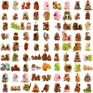 All'ingrosso 8 pollici capibara peluche carino taglie Multiple capibara stili di animali di pezza giocattolo creativo 8 pollici capibara peluche - Product Image 1