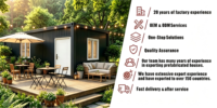 Maison mobile préfabriquée portable de 20 pieds et 40 pieds, restaurant, cuisine, supermarché modulaire, café, hôtel, boutique en conteneur d'expédition