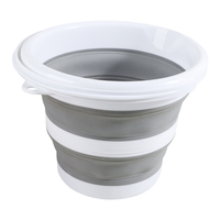OEM ODM Seau pliable carré de 10 L en plastique, seau à eau pliable, serpillière, nettoyage, camping en plein air, lavage de voiture, seaux pliables
