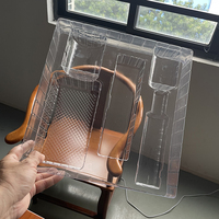 Plateau d'emballage cadeau en blister transparent personnalisé en PET/APET, plateau intérieur en plastique thermoformé avec séparateurs