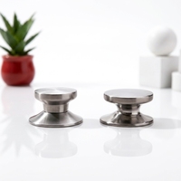 Poignée de couvercle de casserole Guanrun durable, ergonomique, résistante à la chaleur, en acier inoxydable, écologique, compatible four, taille personnalisable