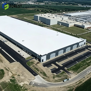 Turnkey Modular Pre Engineered Steel Industrial Warehouse <b>Hub</b> Large Span Automated Cargo Staging Facility - Product Image 1