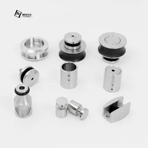 Stainless Steel Shower Room System Accessories Glass Sliding Door Fittings