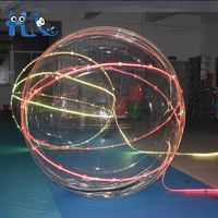 Ballon de football à bulles gonflable personnalisable, durable, amusant, de haute qualité, écologique, non toxique, taille et logo personnalisables, pour l'extérieur – Vente chaude