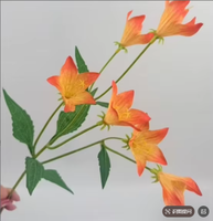 Model Bunga Bellflower Buatan, Daisy, Magnolia, Sutra, Berkualitas Tinggi, Mirip Asli, Warna Sesuai Pesanan, Latar Belakang Pesta, Rumah, Hotel, Pernikahan, Valentine