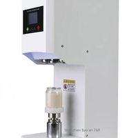 Scelleuse rotative entièrement automatique MH pour bouteilles PET, machine à sceller les canettes en aluminium et plastique pour sodas, bières, cafés, thés