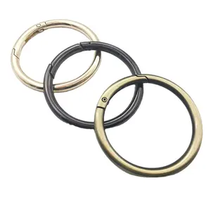 各种尺寸的高品质开式金属弹簧环，用于袋子和文件夹环装订器