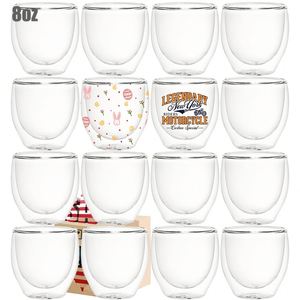 Verres à bière multifonctionnels pré-perforés à double paroi, écologiques, sans BPA, de 8 à 15 oz, isolés, transparents, pour cocktails, bière, jus - Product Image 5