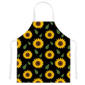 Bonito delantal resistente al aceite de girasol, ajustable y cómodo, ideal para cocina, barbacoa y uso diario, delantal para adultos - Product Image 4