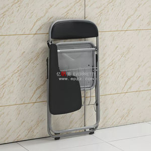 Chaise d'école en cuir pour étudiants, meuble avec planche à écrire et panier à livres, bureau d'écriture en français - Product Image 2