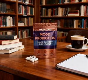 Probiótico para el Estado de Ánimo para Mujeres y Hombres, Suplemento Clínicamente Estudiado para el Apoyo Digestivo y del Estado de Ánimo, Lactobacillus Rosell y Bifidobacterium - Product Image 4