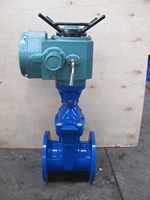 Actionneurs de vannes à opercule manuels en fonte ductile Z945X-16Q GGG50 à siège résilient 100NM IP55