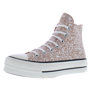 Zapatillas Converse Chuck Taylor All Star Lift High para Mujer, Color Dusty Cinder/Egret/Negro, Plataforma Gruesa - Product Image 1