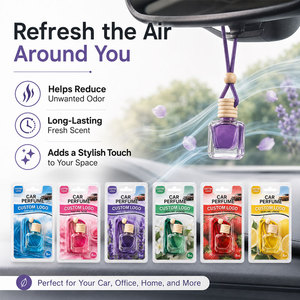 Difusor de Perfume para Auto con Logotipo Personalizado, Botella Colgante de Vidrio con Aceite Esencial Natural y Orgánico, Aromatizante para Auto, Aromaterapia - Product Image 4
