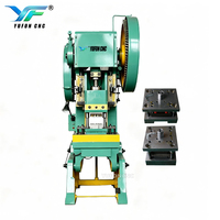 Presse à poinçonner mécanique inclinable YUFON J23 pour la production d'angles TDC TDF de conduits de ventilation CVC